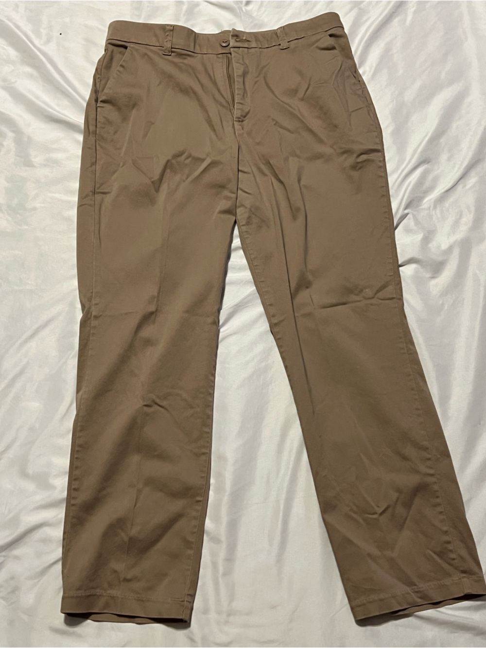 Lee Women’s Brown Straight-Leg Trousers